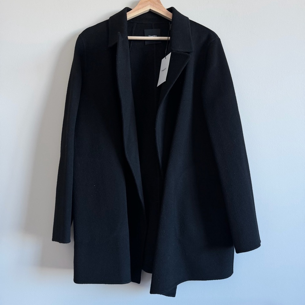 Theory Sileena Winsome 2 Wool Cashmere Coat - Picture 2 of 10